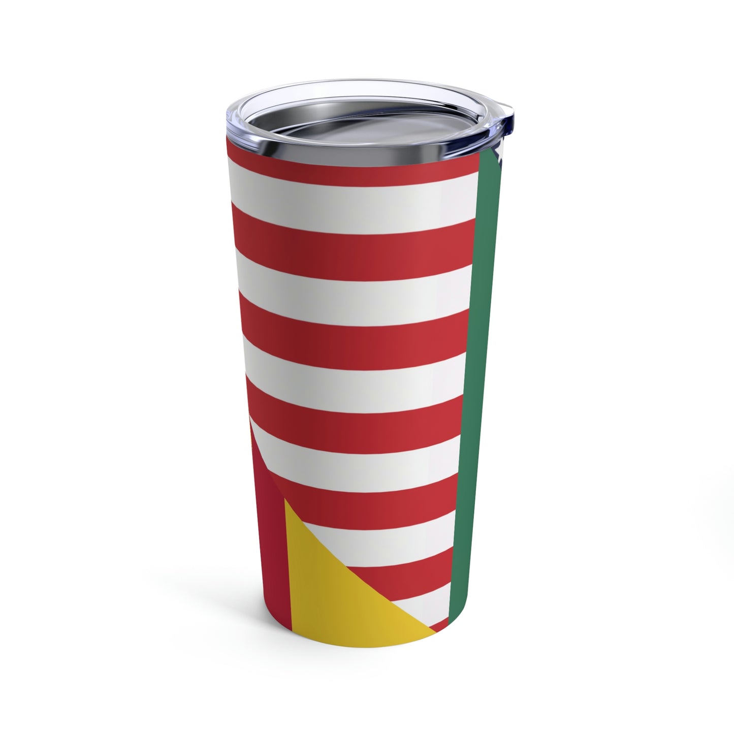 Cameroon American Flag Cameroonian USA Tumbler 20oz