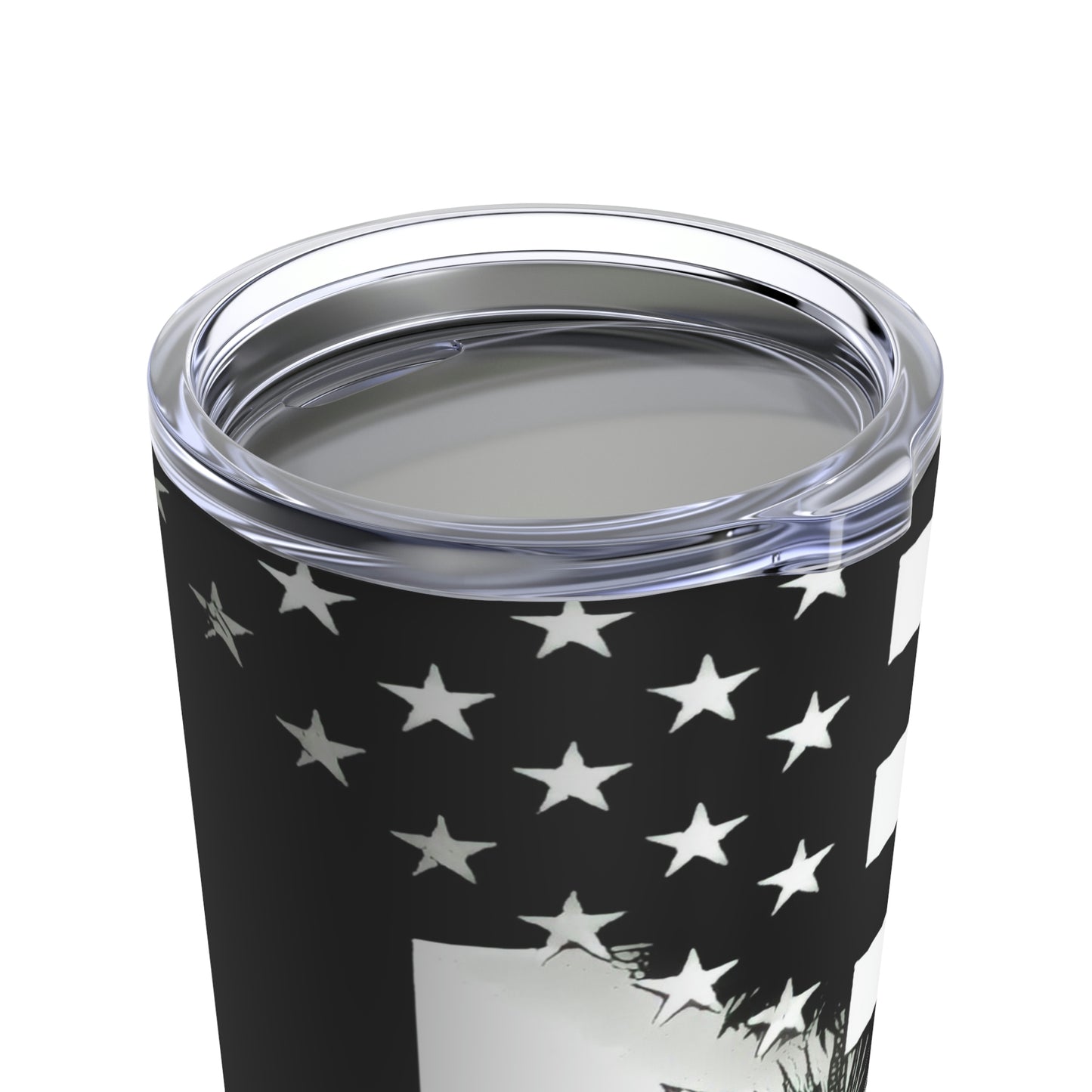 Black And White Haitian American Flag | Haiti USA Tumbler 20oz