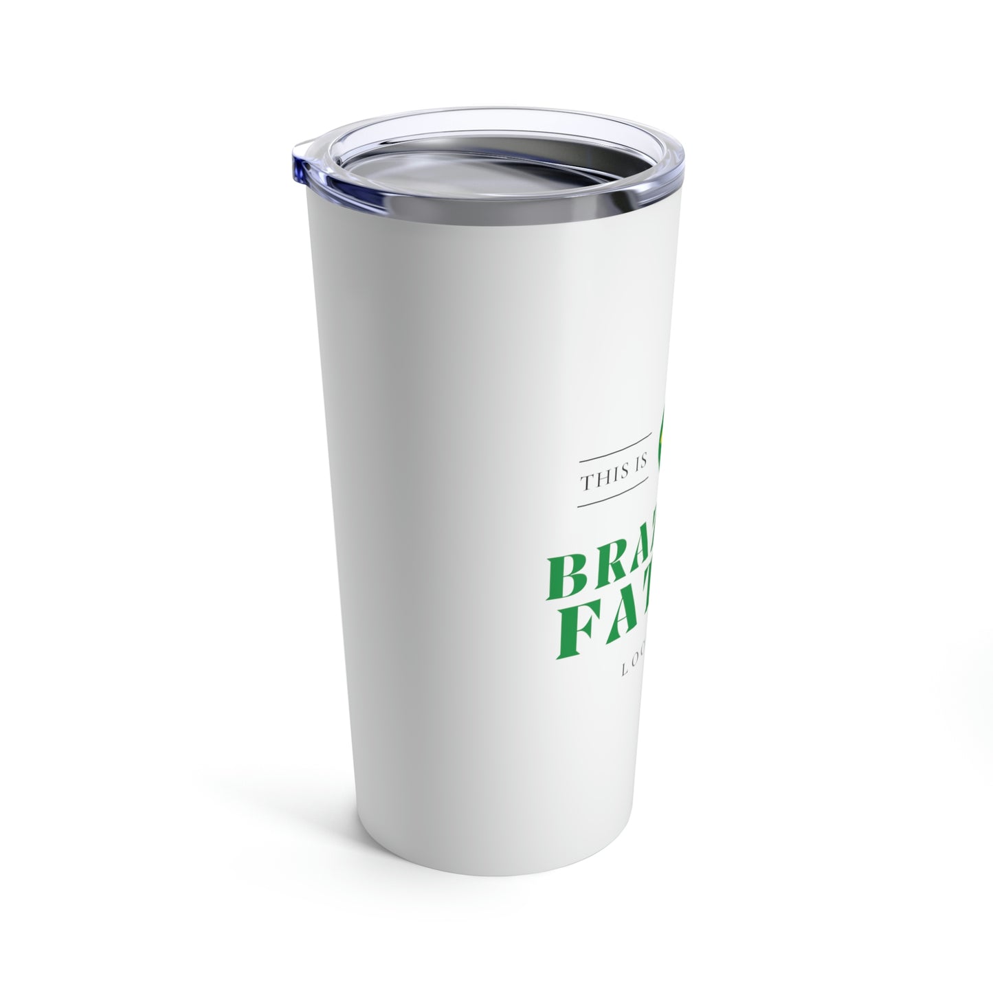 Brazilian Father Looks Like Brazil Dad Tumbler 20oz Beverage Container