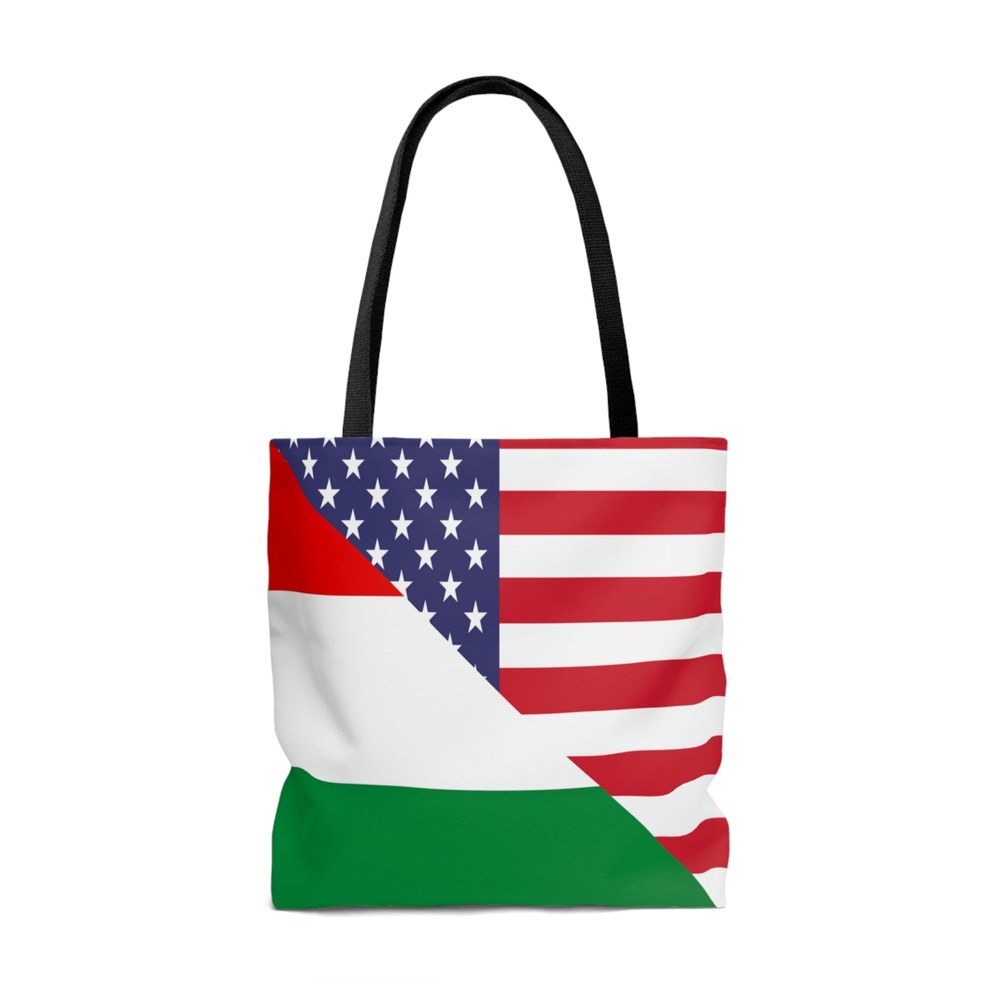 Hungarian American Flag Hungary USA Tote Bag | Shoulder Bag