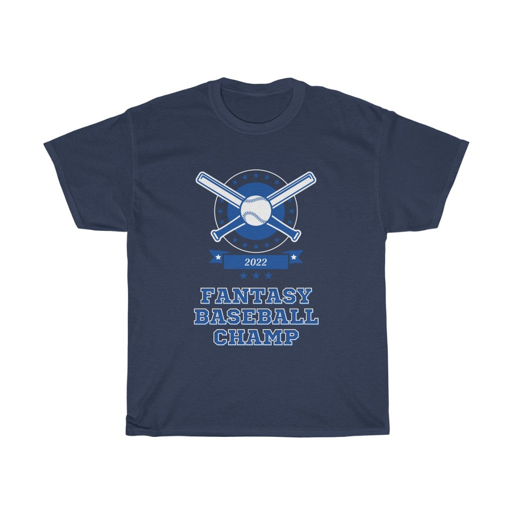 Fantasy Baseball Champ 2022 T-Shirt | Fantasy Champion Tee