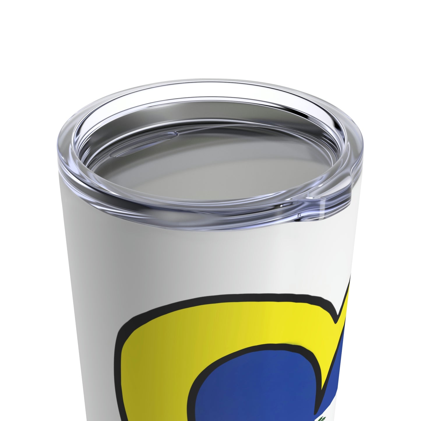 Colombian Haitian Flag Inner Heart Colombia Haiti  Tumbler 20oz