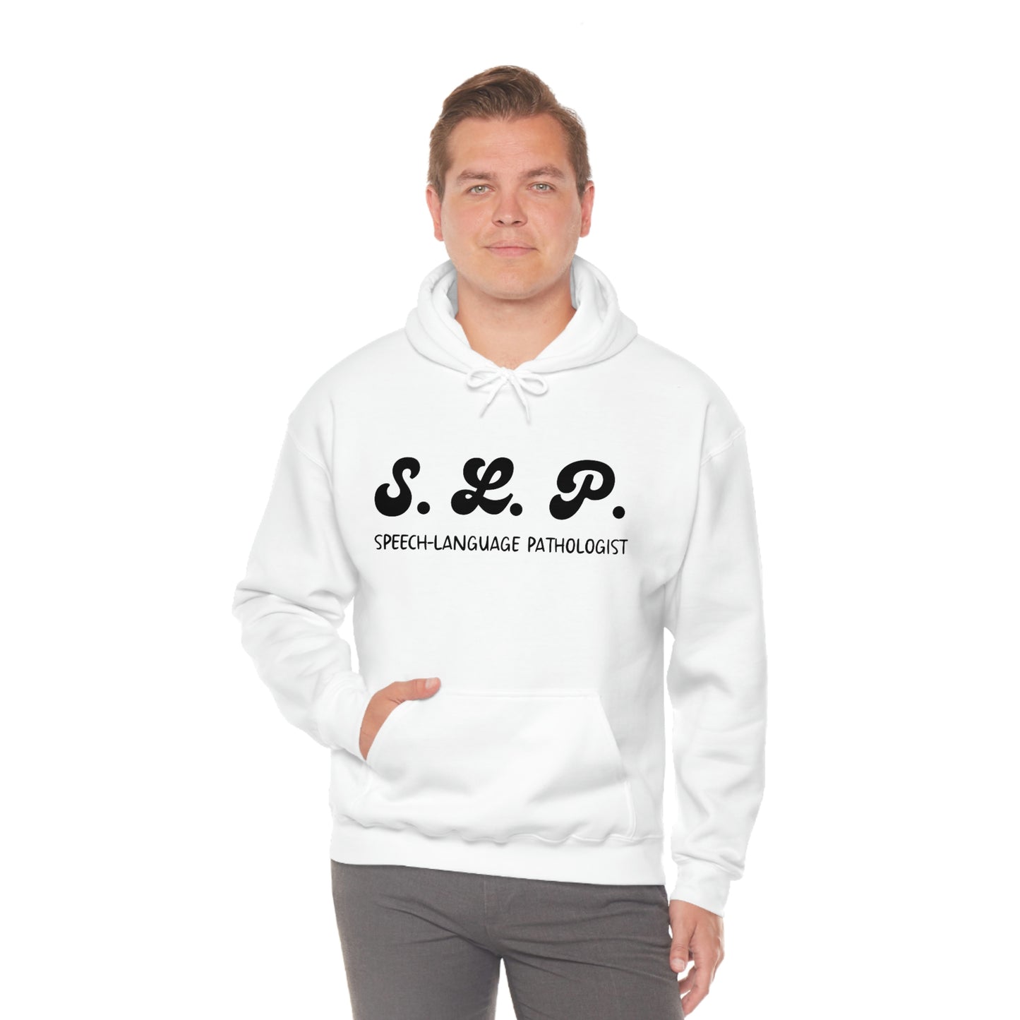 SLP Hoodie | Unisex SLP Speech Language Pathologist Hooded Sweatshirt