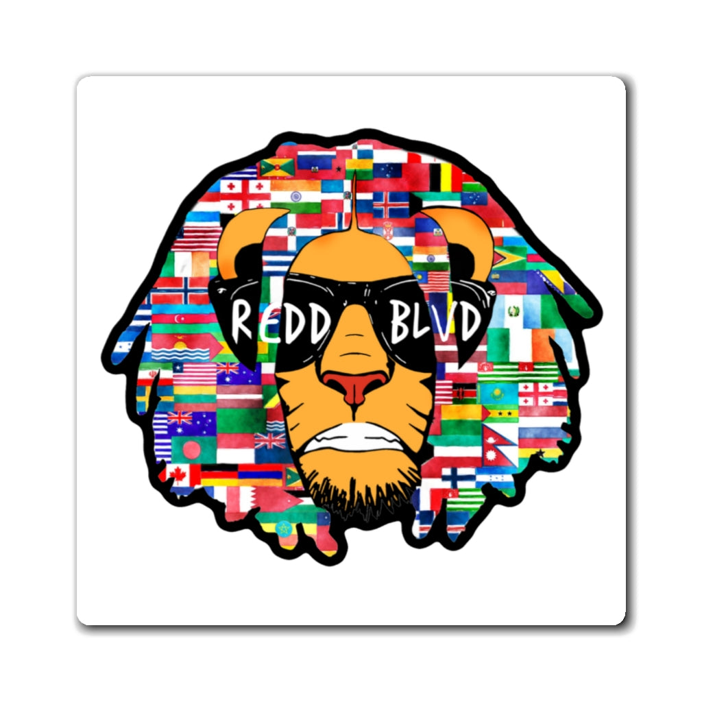 ReddBLVD Logo Flags Magnet