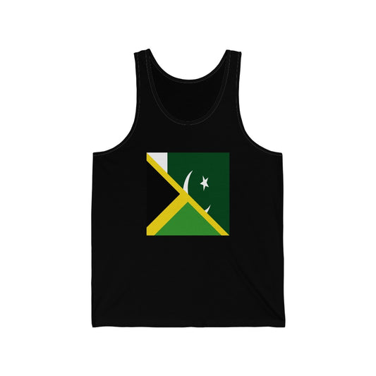 Jamaica Pakistan Flag Tank Top | Unisex Jamaican Pakistani Men Women