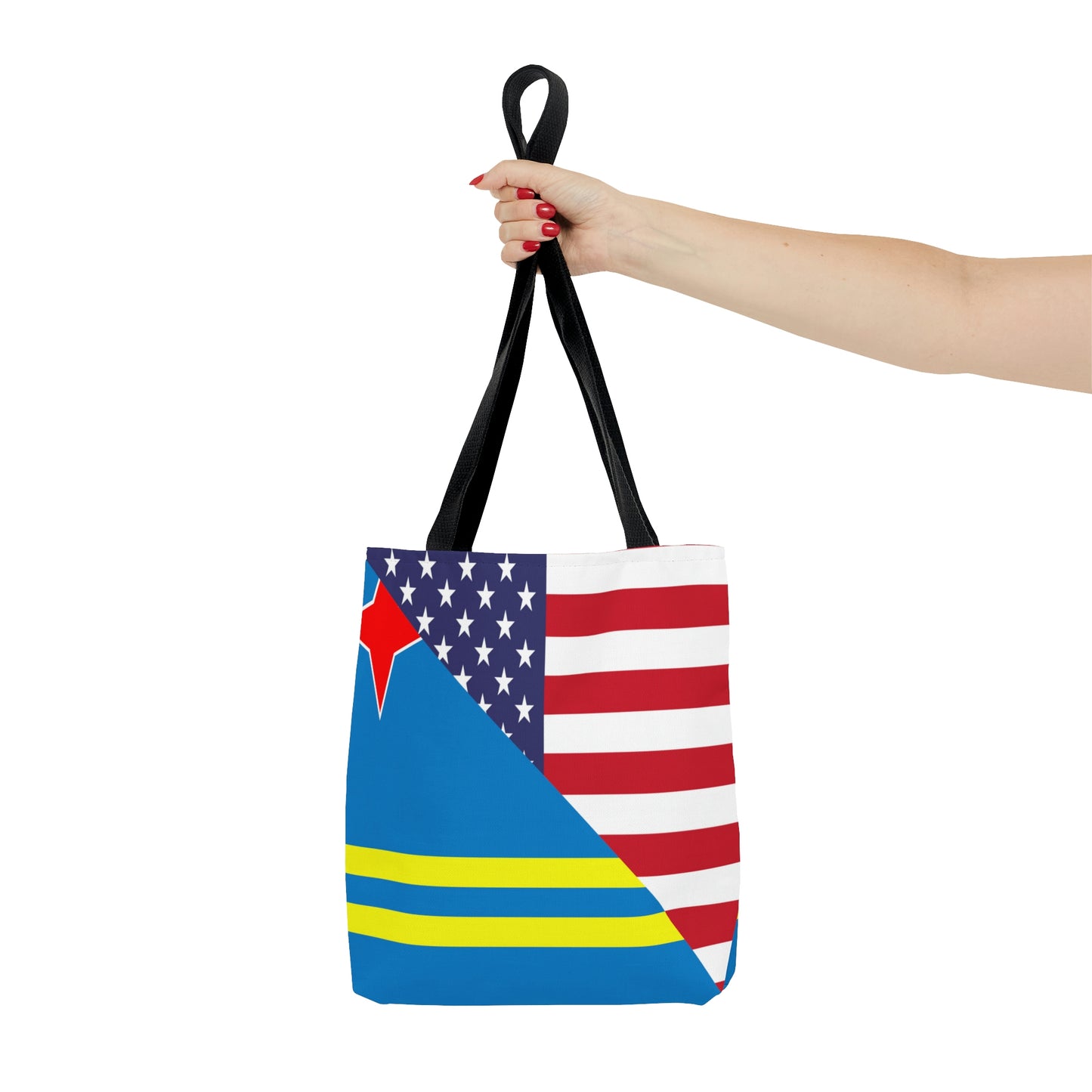 Aruba American Flag Aruban USA Tote Bag | Shoulder Bag