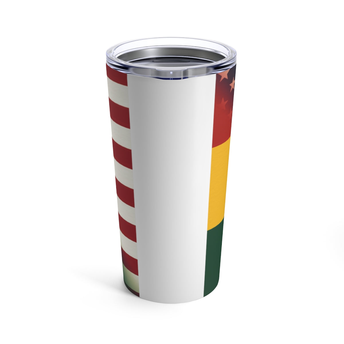 Ghana America Flag | Half Ghanaian Tumbler 20oz