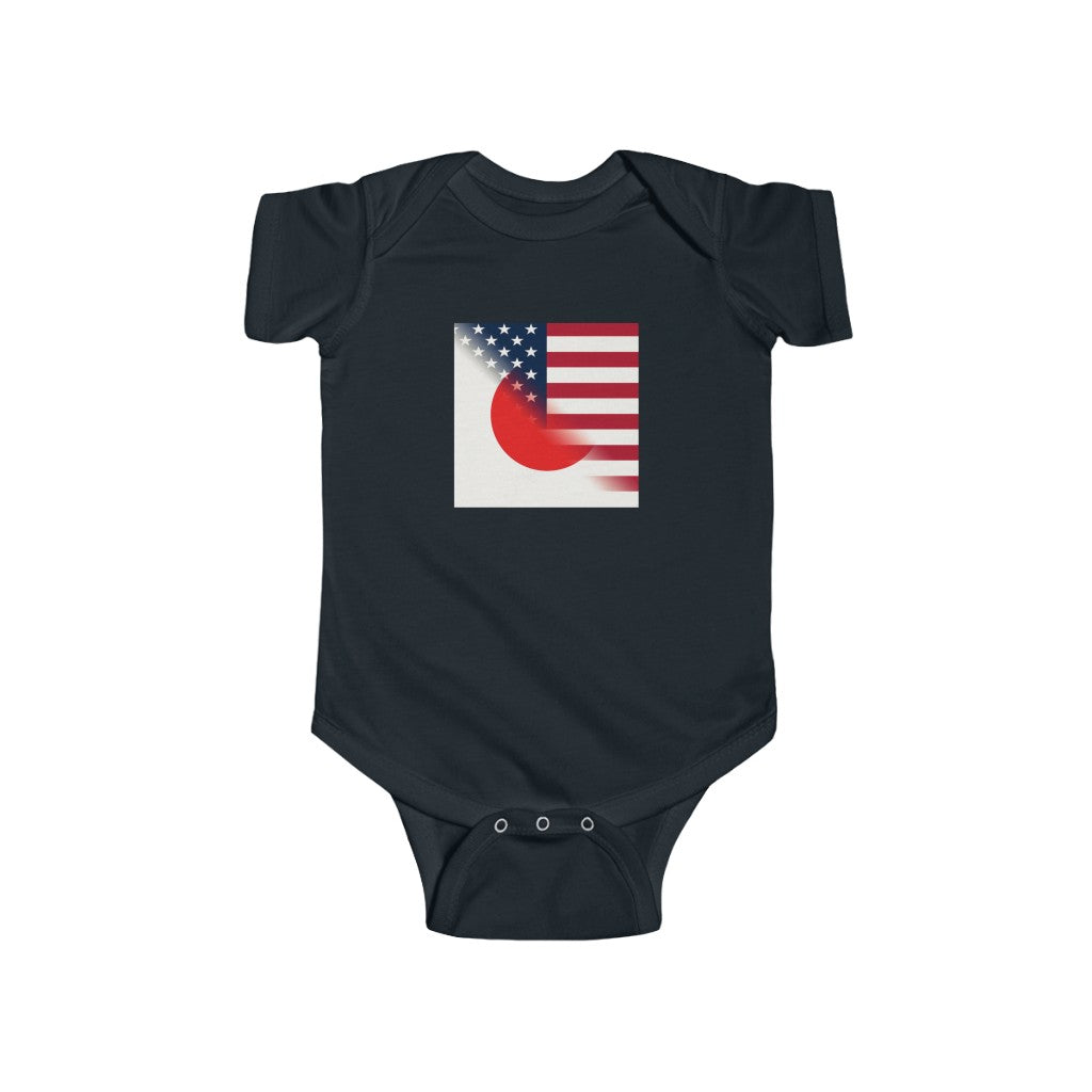 Baby Japan America Flag | USA Half Japanese Boy Girl