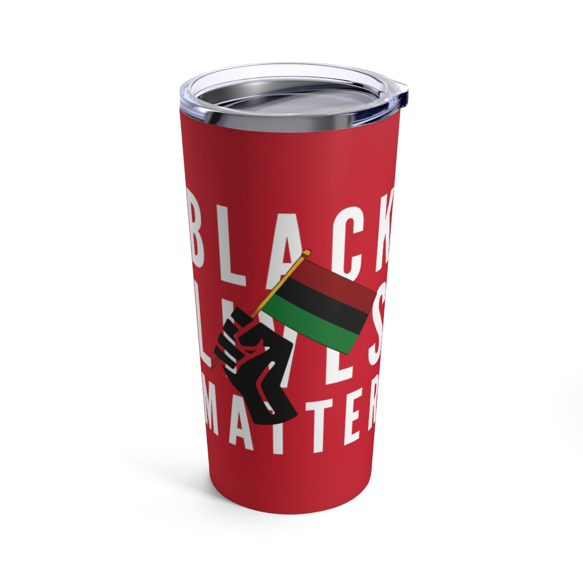 Black Lives Matter Pan African Flag | BLM USA Tumbler 20oz