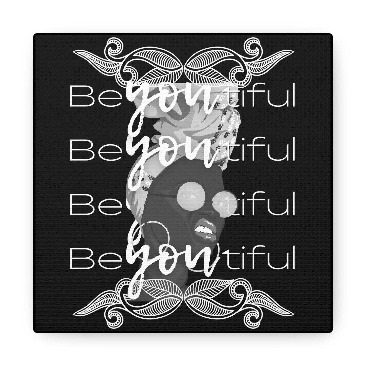 Be You Tiful Woman Canvas Gallery Wraps | Wall Art