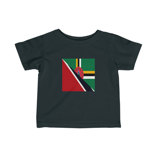 Infant Trinidad Dominica Flag Trini Tobago Toddler Tee Shirt