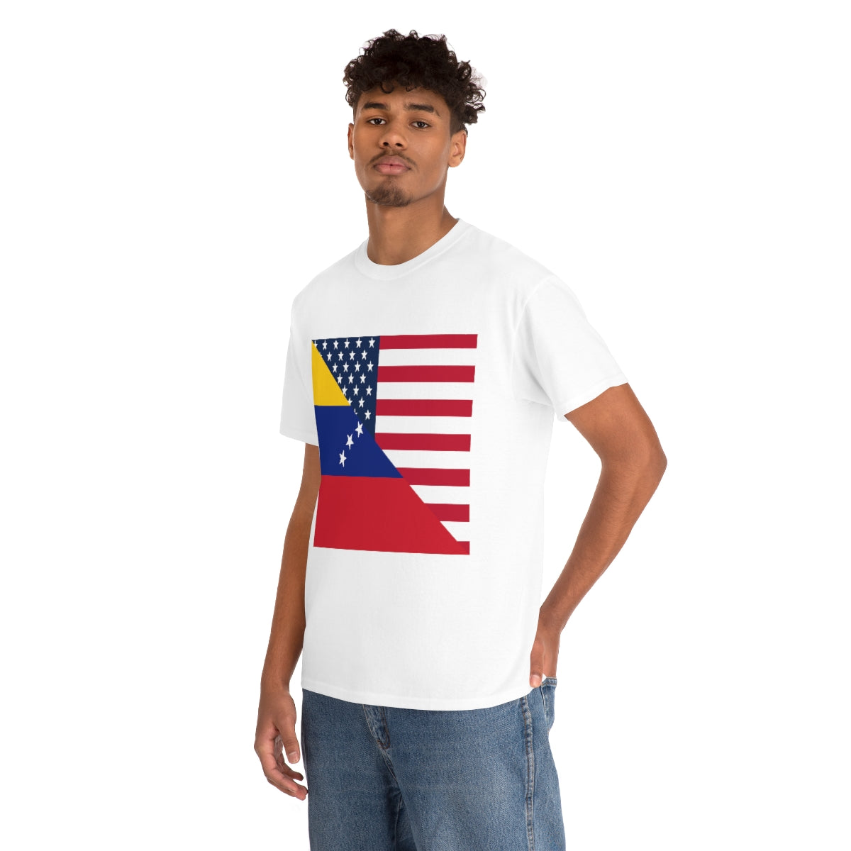 Venezuela American Flag Half Venezuelan USA T-Shirt | Unisex Tee Shirt