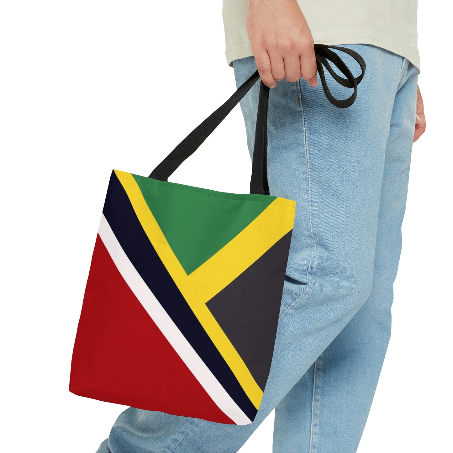 Trini Jamaican Flag | Trinidad Jamaica Flag Tote Bag | Shoulder Bag