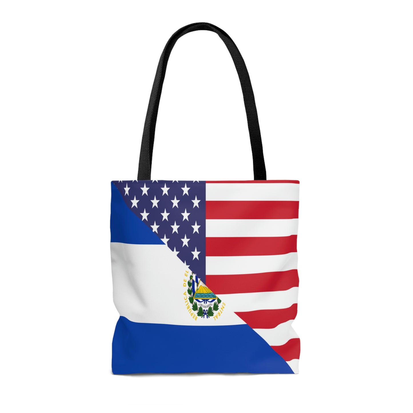 El Salvador American Flag USA Tote Bag | Shoulder Bag