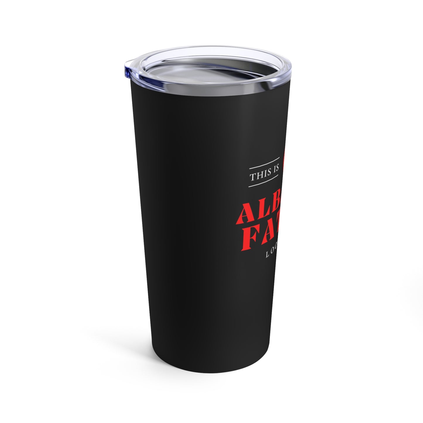 Albanian Father Looks Like Albania Flag Fathers Day Tumbler 20oz Beverage Container