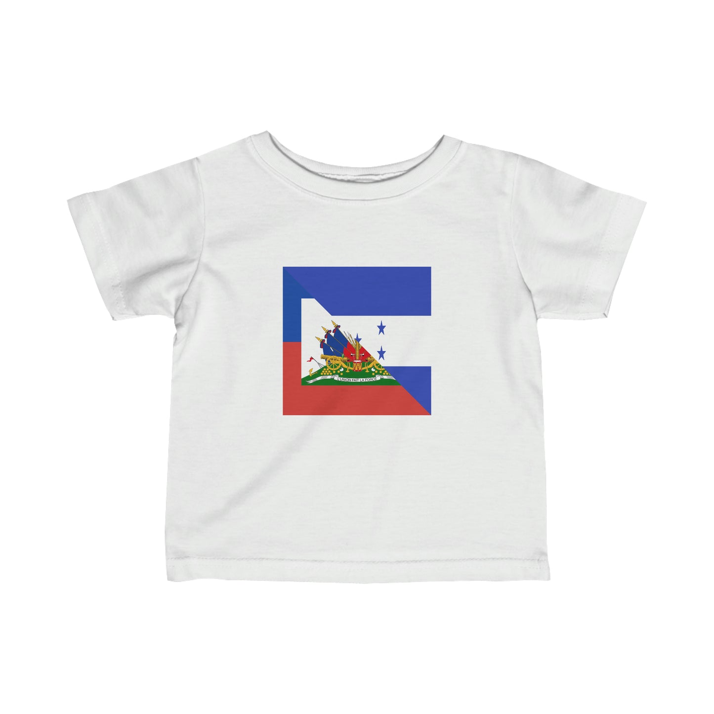 Infant Haitian Honduran Half Haiti Honduras Flag Toddler Tee Shirt