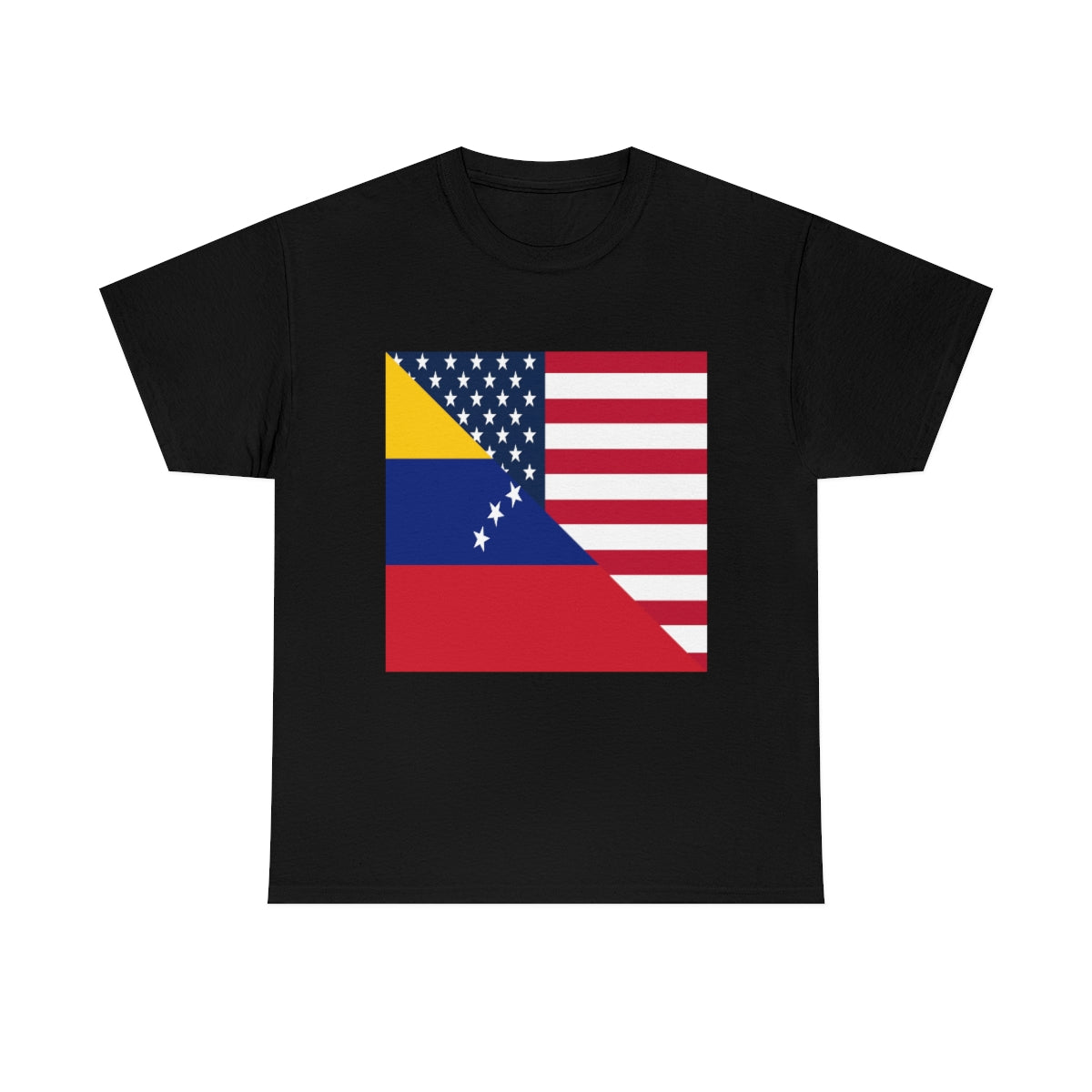 Venezuela American Flag Half Venezuelan USA T-Shirt | Unisex Tee Shirt