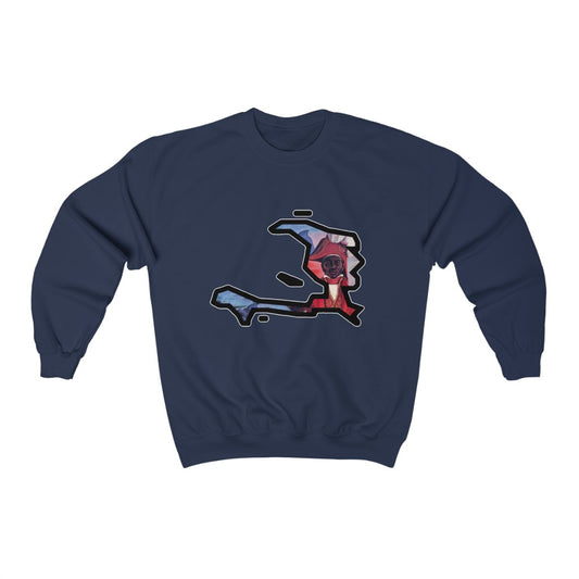 Dessalines Island Crewneck Sweatshirt | Haiti Ayiti Haitian Clothes