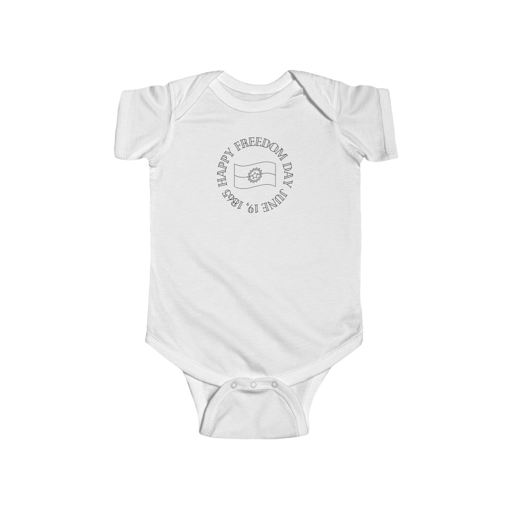 Juneteenth Freedom Day Baby Bodysuit | Black Jubilation Baby American History