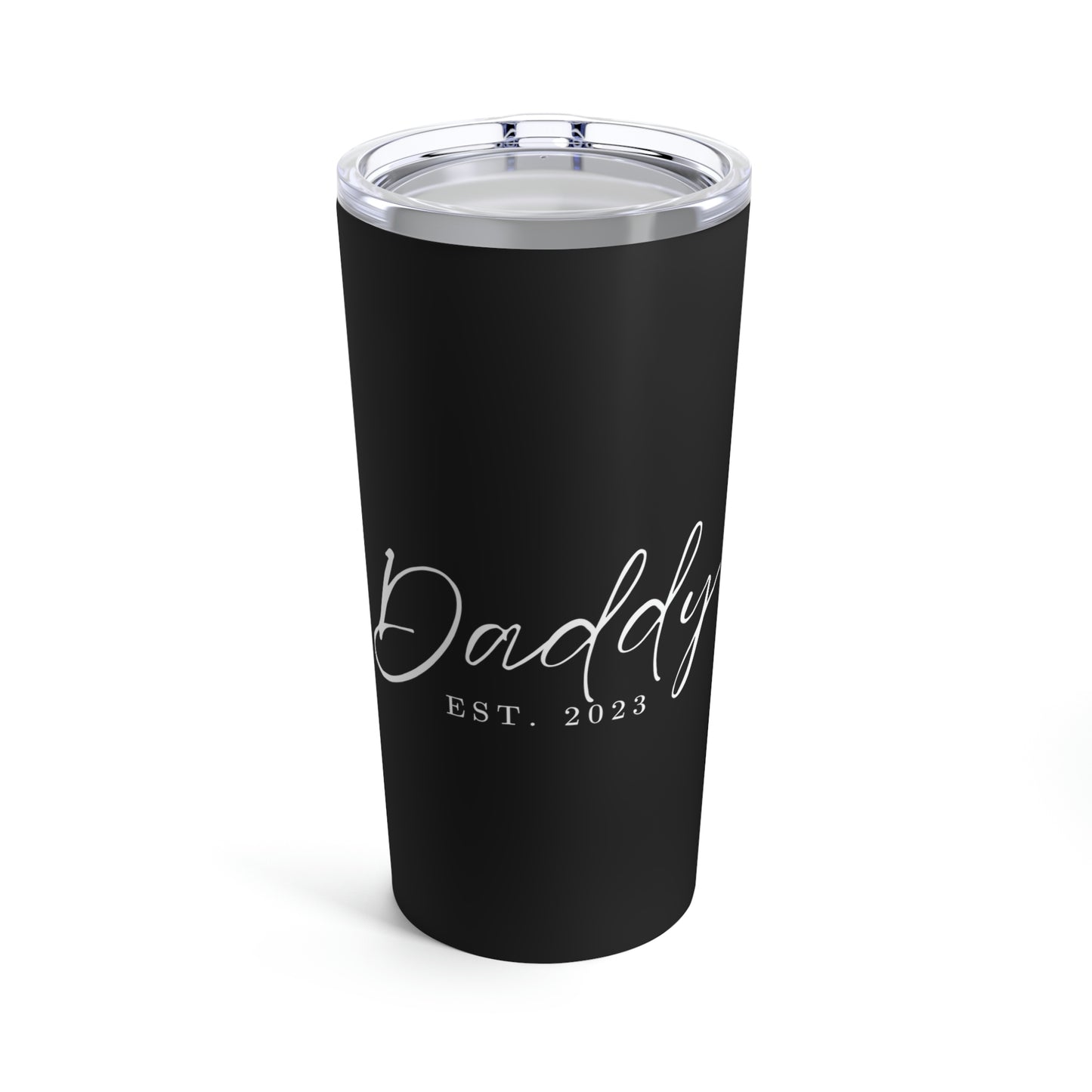 Daddy Est 2023 Fathers Day Gift for Dad 2 Tumbler 20oz Beverage Container