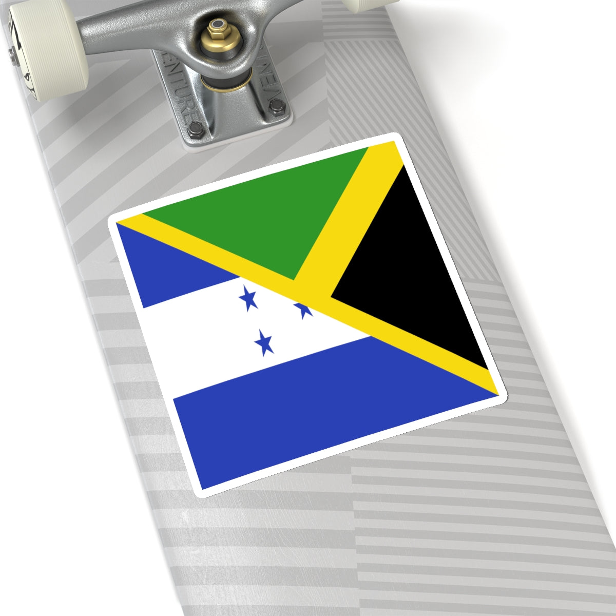 Jamaican Honduran Flag Sticker | Jamaica Honduras Flag Sticker