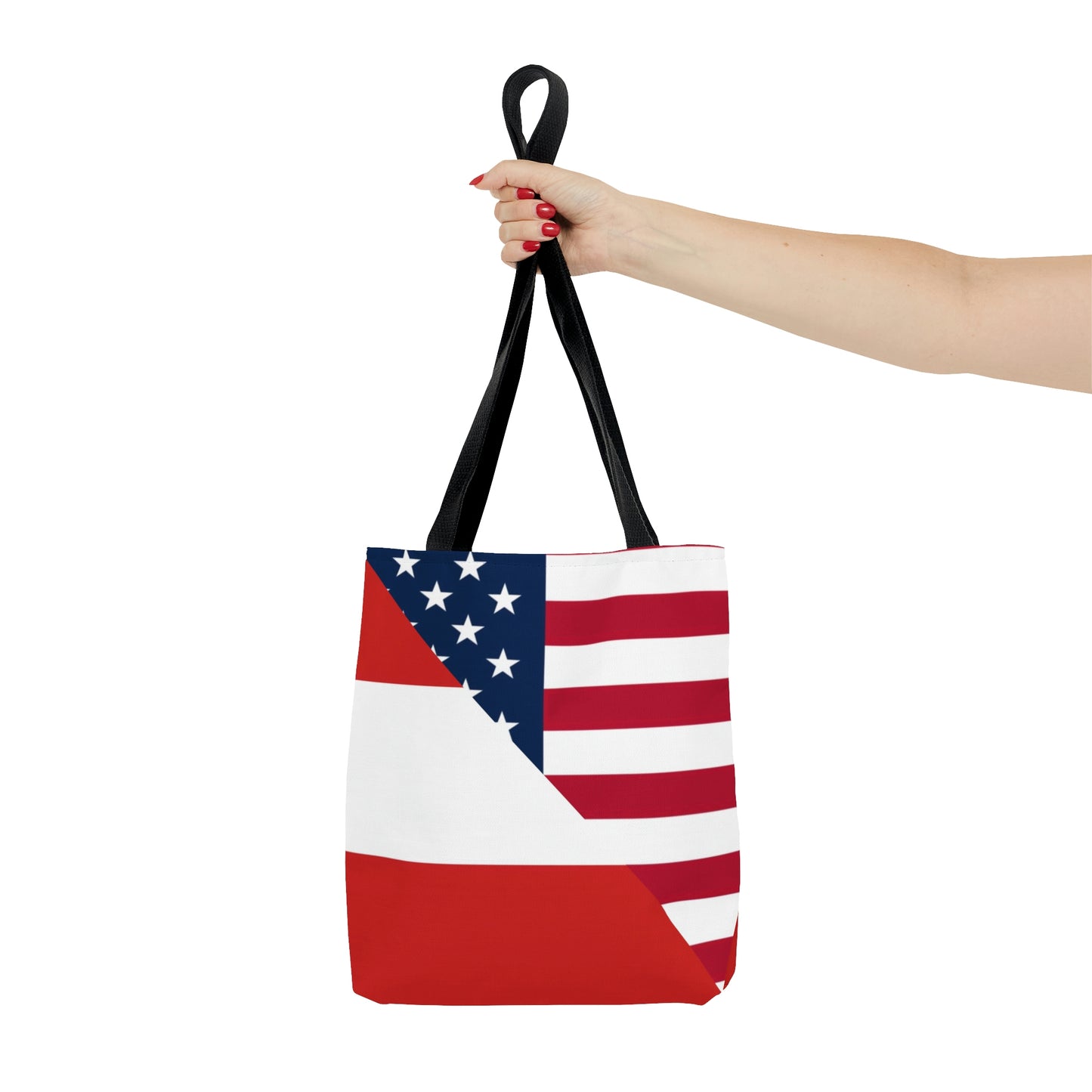 Austrian American Flag Austria USA Tote Bag | Shoulder Bag