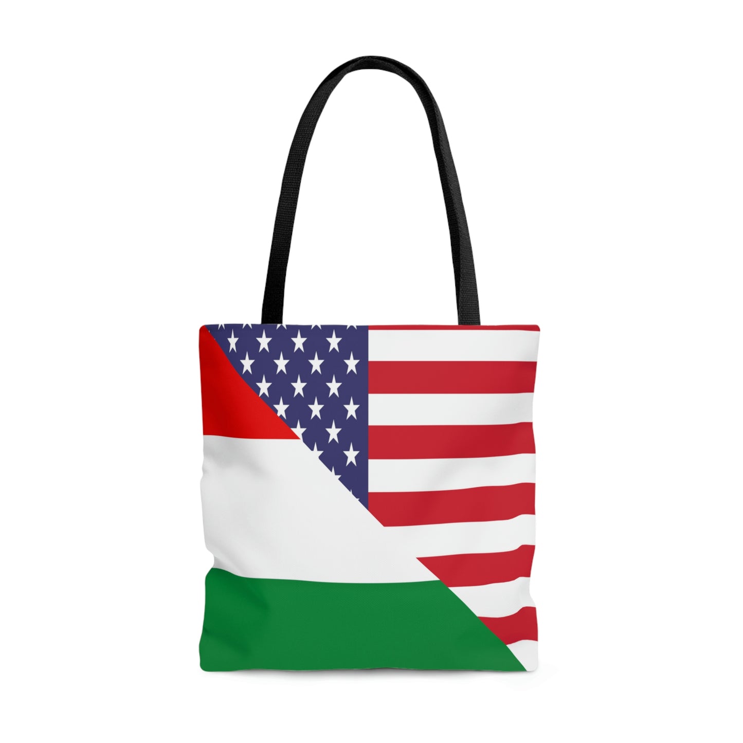 Hungarian American Flag Hungary USA Tote Bag | Shoulder Bag