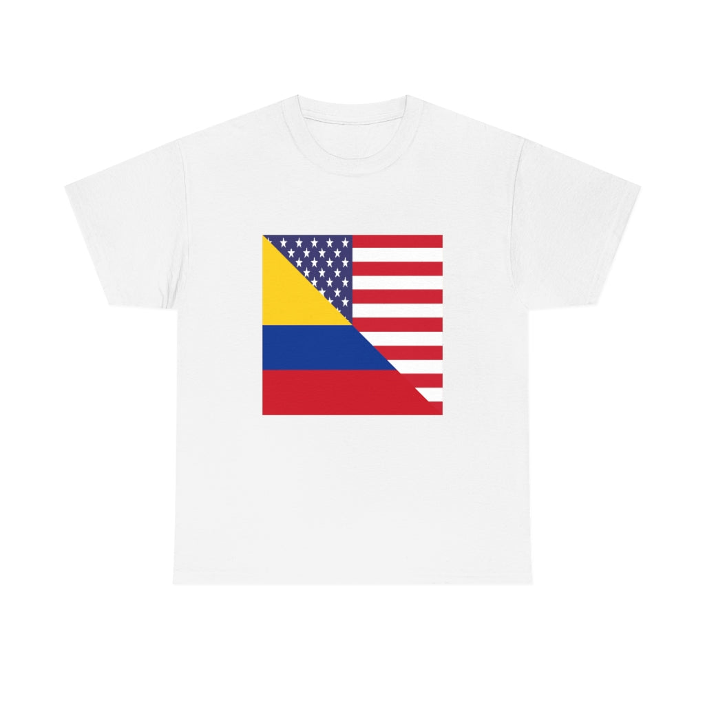 Colombian American Flag Shirt | Unisex Colombian Men Women TShirt