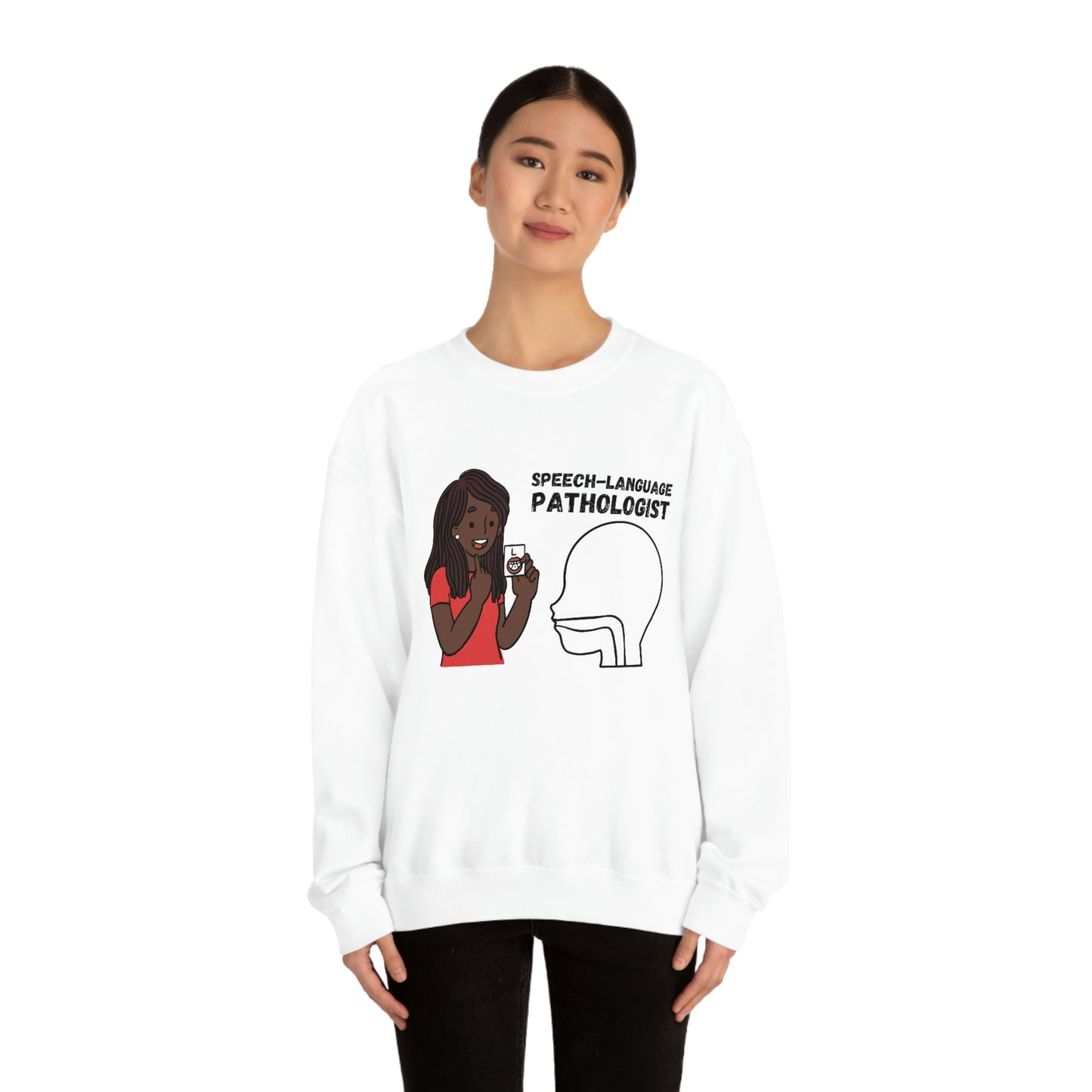 SLP Speech-Language Pathologist Image Sweatshirt | Unisex Pullover