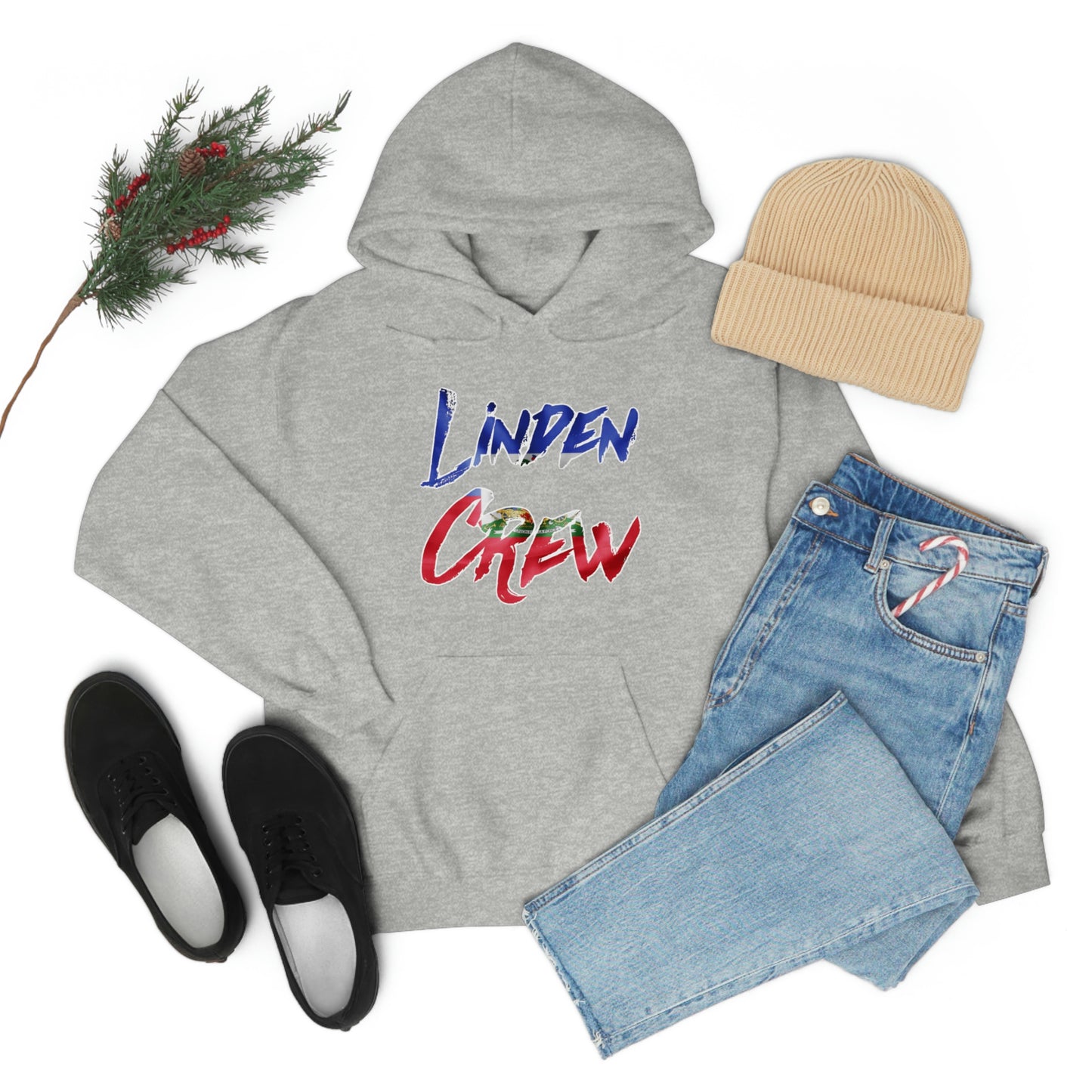 Linden Crew Haitian Flag Hoodie