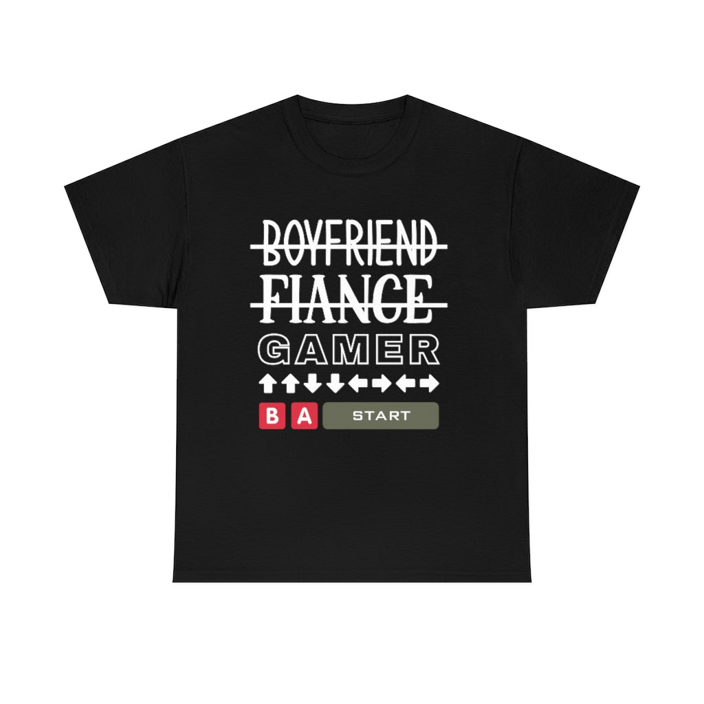 Video Gamer Shirt | Boyfriend Fiancé Gamers Tee | Gaming TShirt