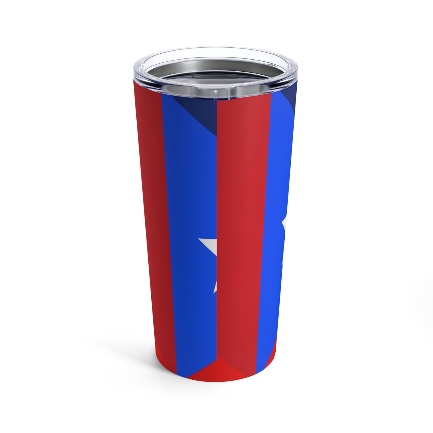 Puerto Rico Samoa Flag Half Puerto Rican Samoan Tumbler 20oz Beverage Container