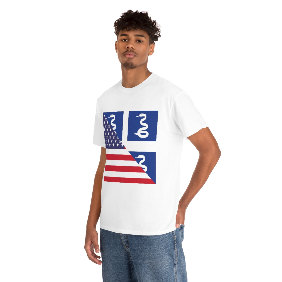 Martinique American Flag Half Martinician USA T-Shirt | Unisex Tee Shirt