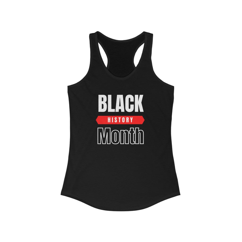 Women's Black History Month Racerback Tank Top | Black Excellence