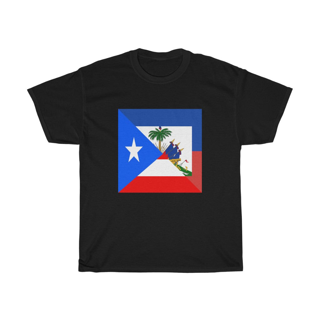 Puerto Rican Haitian Flag Tee | Unisex Boricua Haiti Shirt