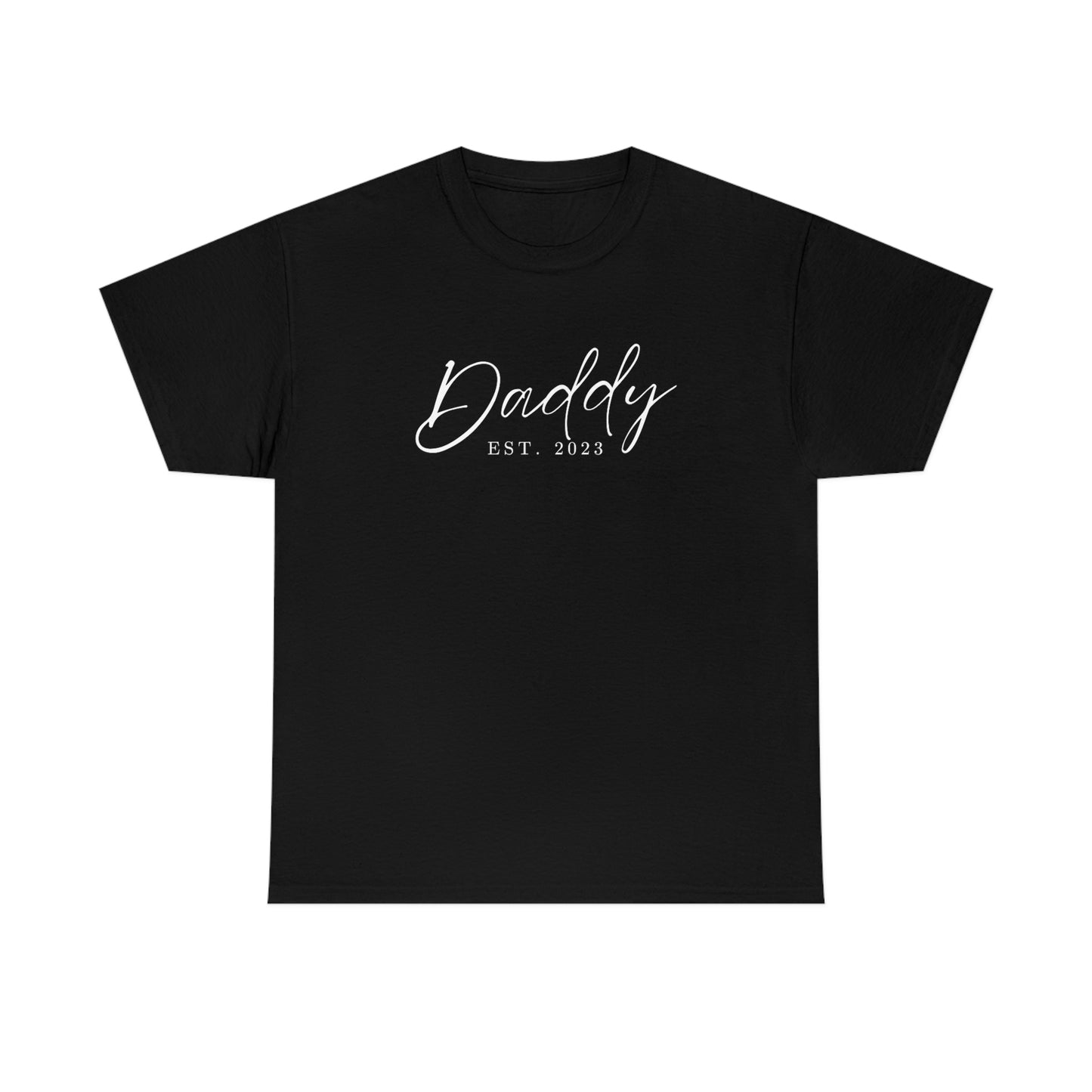 Daddy Est 2023 Fathers Day Gift for Dad 2 T-Shirt | Unisex Tee Shirt