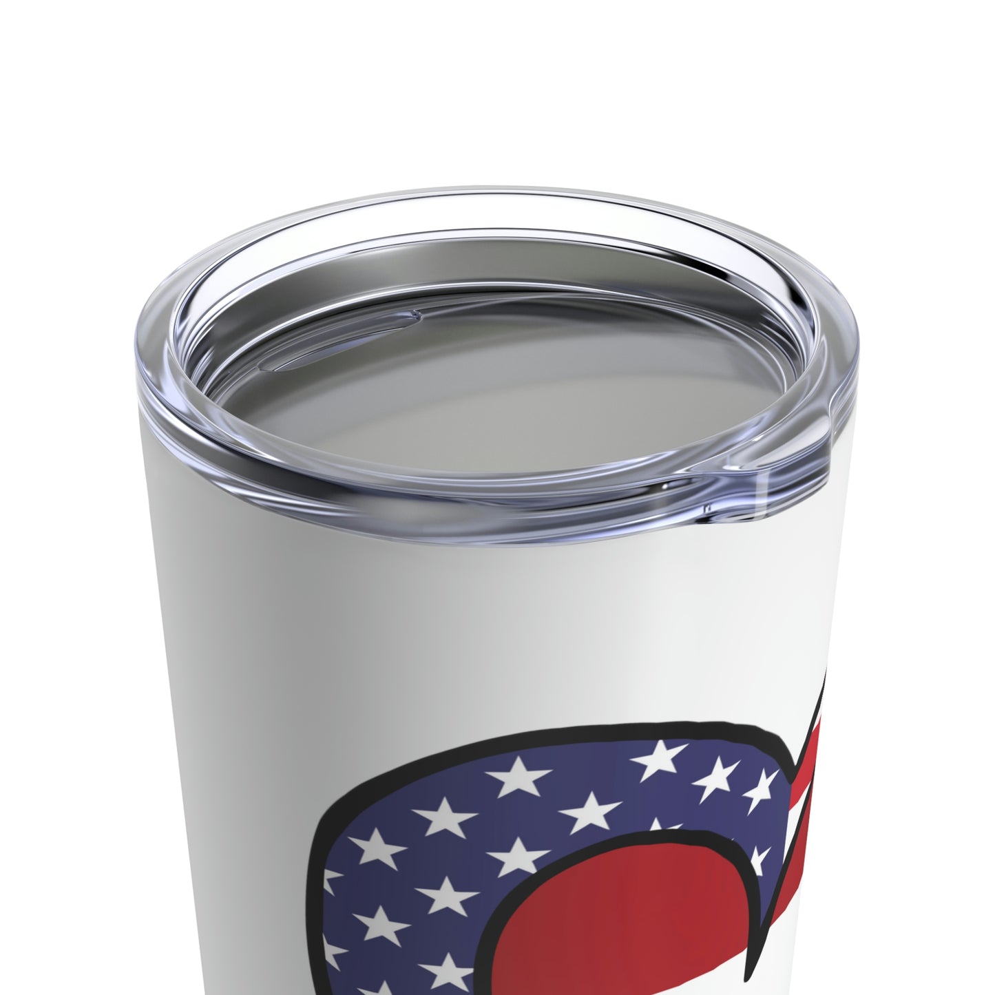 Dutch American Heart Valentines Day Gift Half Netherlands USA Flag Tumbler 20oz Beverage Container