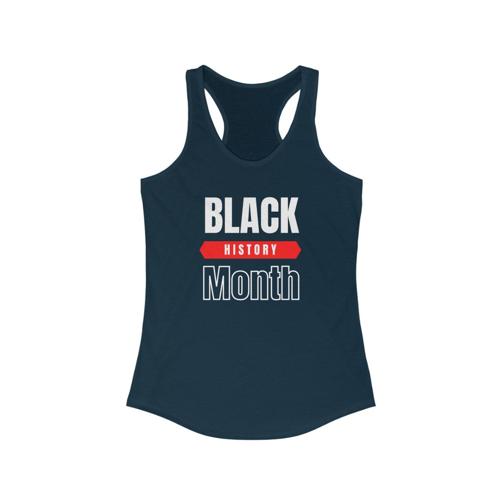 Women's Black History Month Racerback Tank Top | Black Excellence