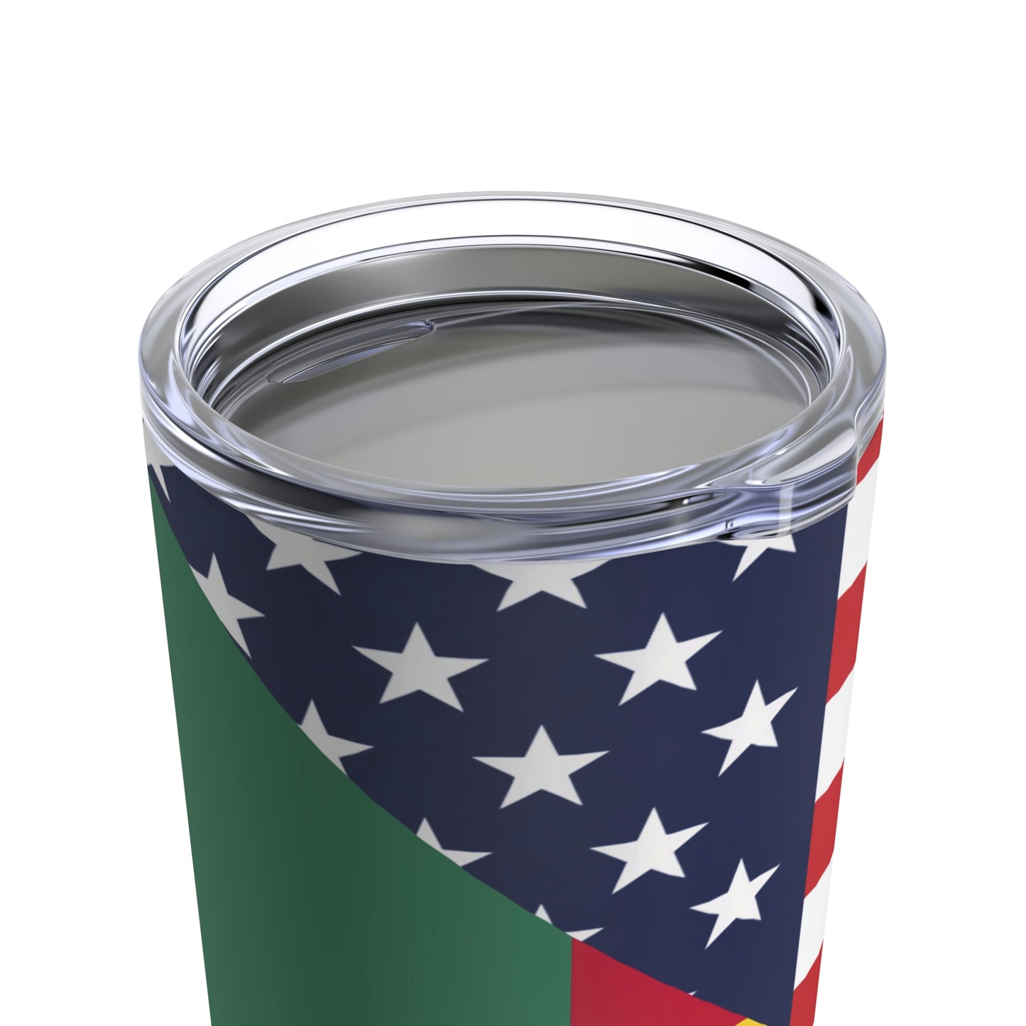 Cameroon American Flag Cameroonian USA Tumbler 20oz