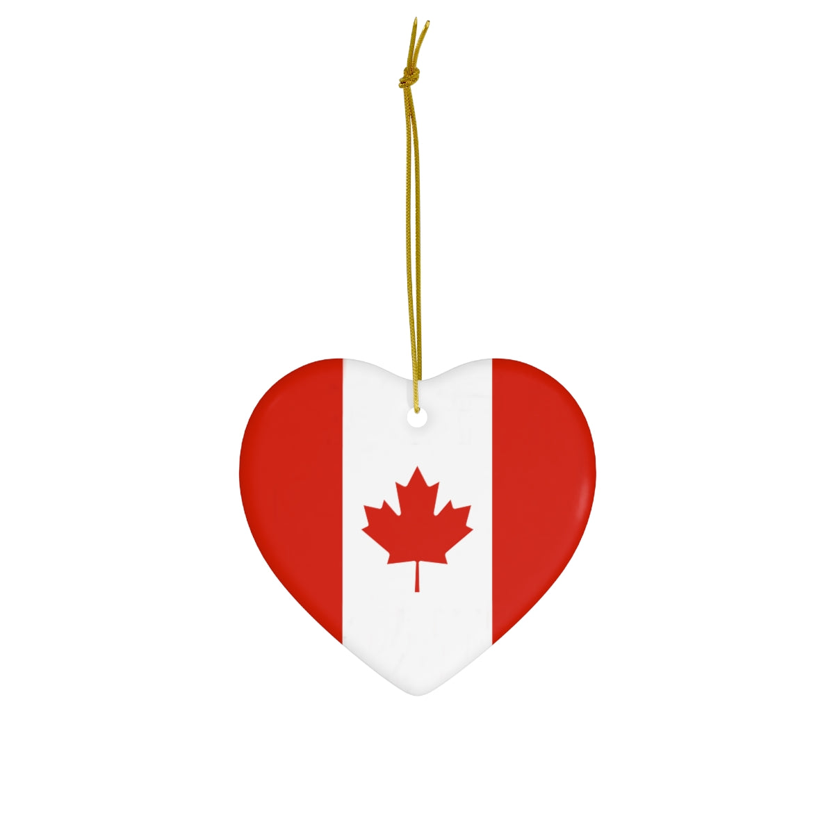 Canada Flag Ceramic Ornaments | Canadian Christmas Tree