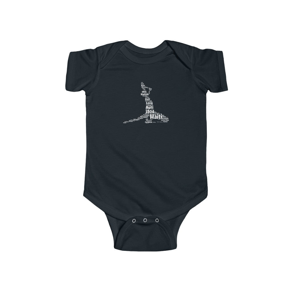 Baby Neg Mawon Haitian Shapecloud Baby Bodysuit | Neg Marron Baby Girl Boy