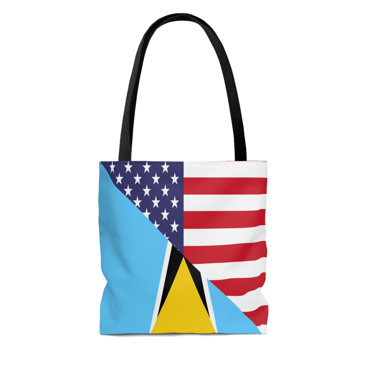 St Lucian American Flag St Lucia USA Tote Bag | Shoulder Bag