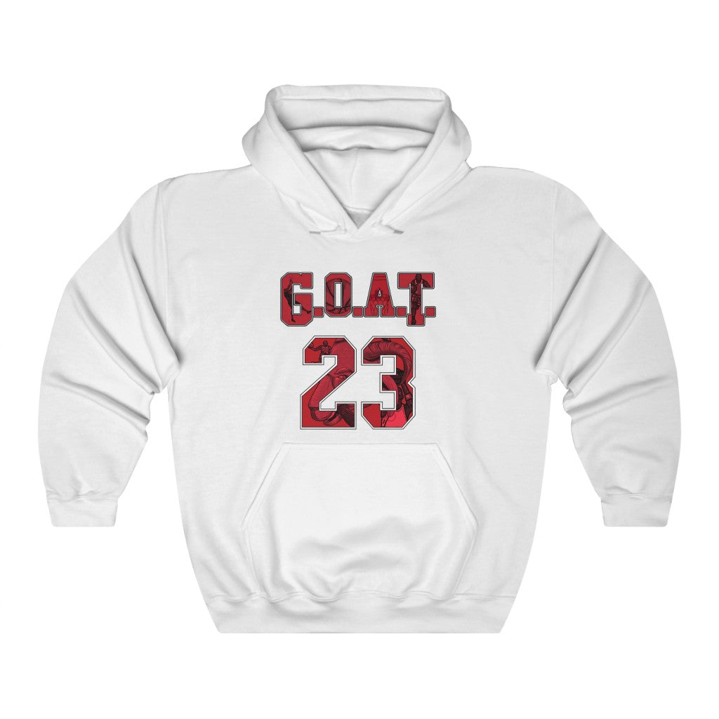 GOAT 23 Hoodie | Chicago Basketball G.O.A.T Men Women Pullover