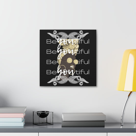 Beyoutiful Black Woman Canvas Gallery Wraps | Beautiful African Queen