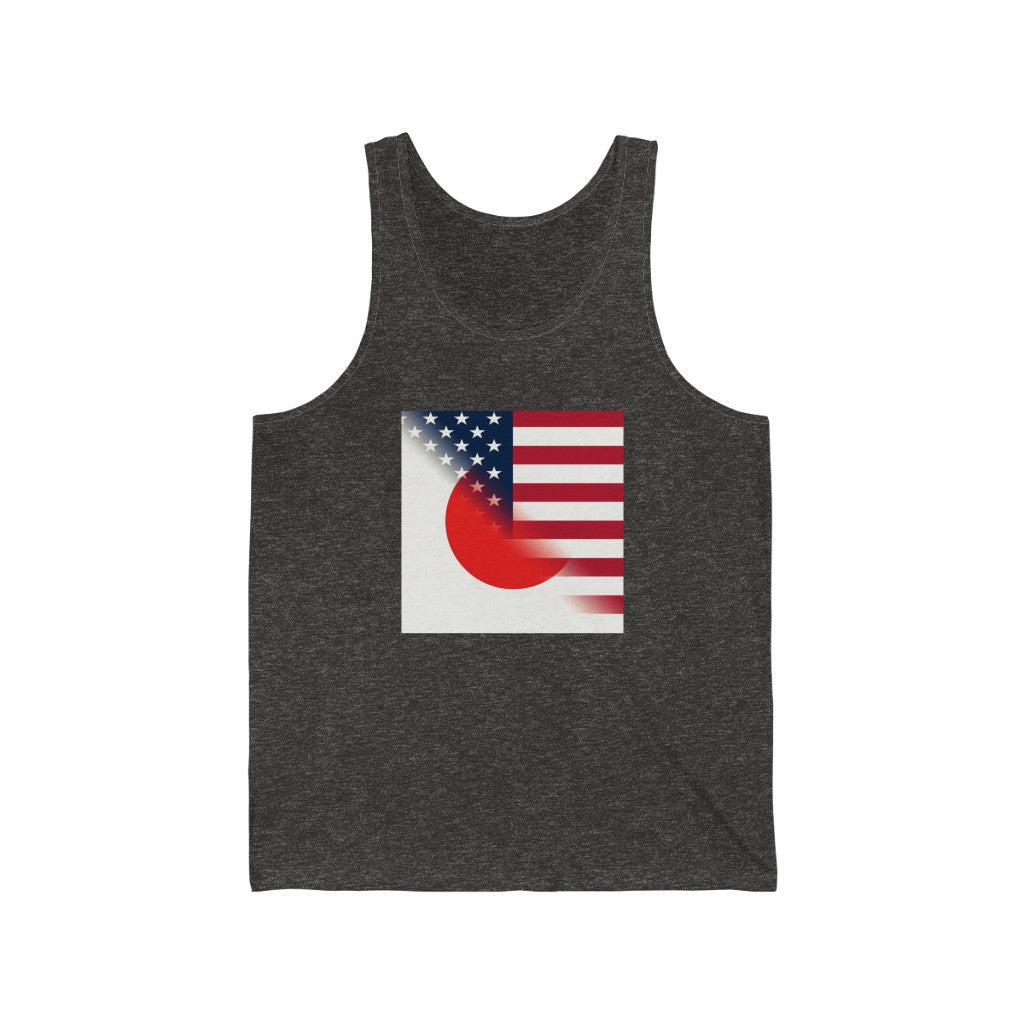 Half Japan - America Flag Tank Top | USA Japanese Apparel