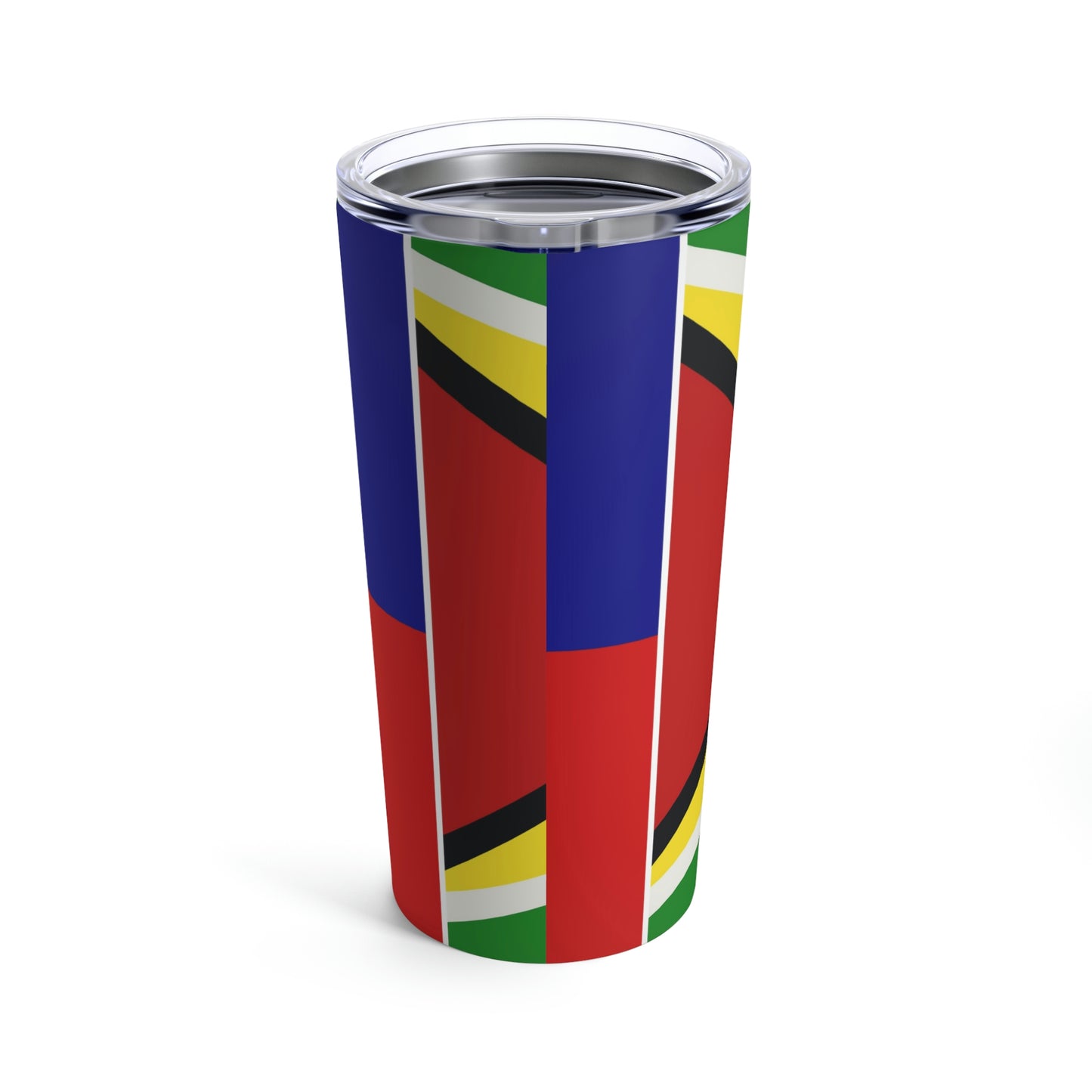 Guyanese Haitian Flag | Half Guyana Haiti Flag Tumbler 20oz