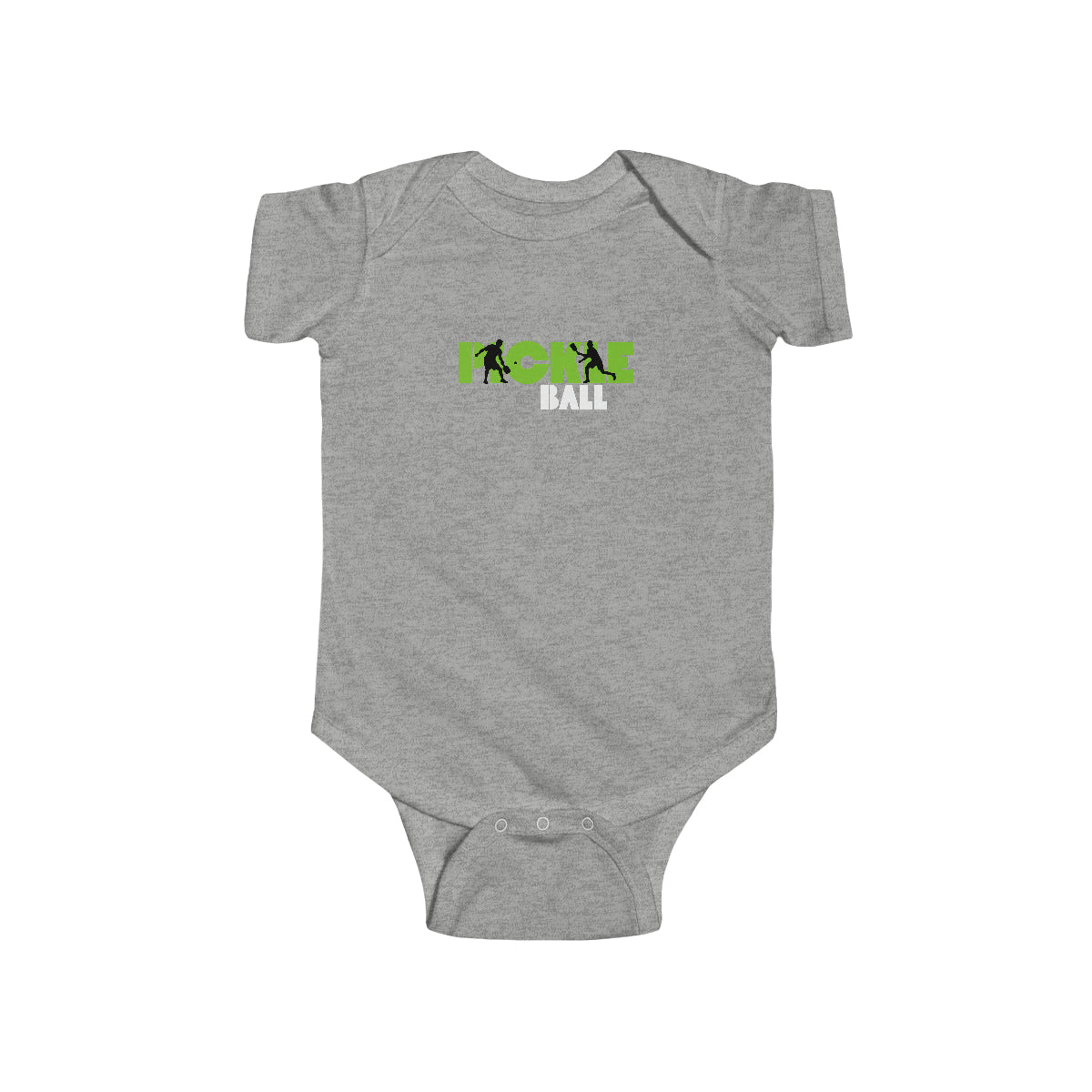 Pickleball Match Pickle Ballers Game Baby Bodysuit | Newborn Boy Girl