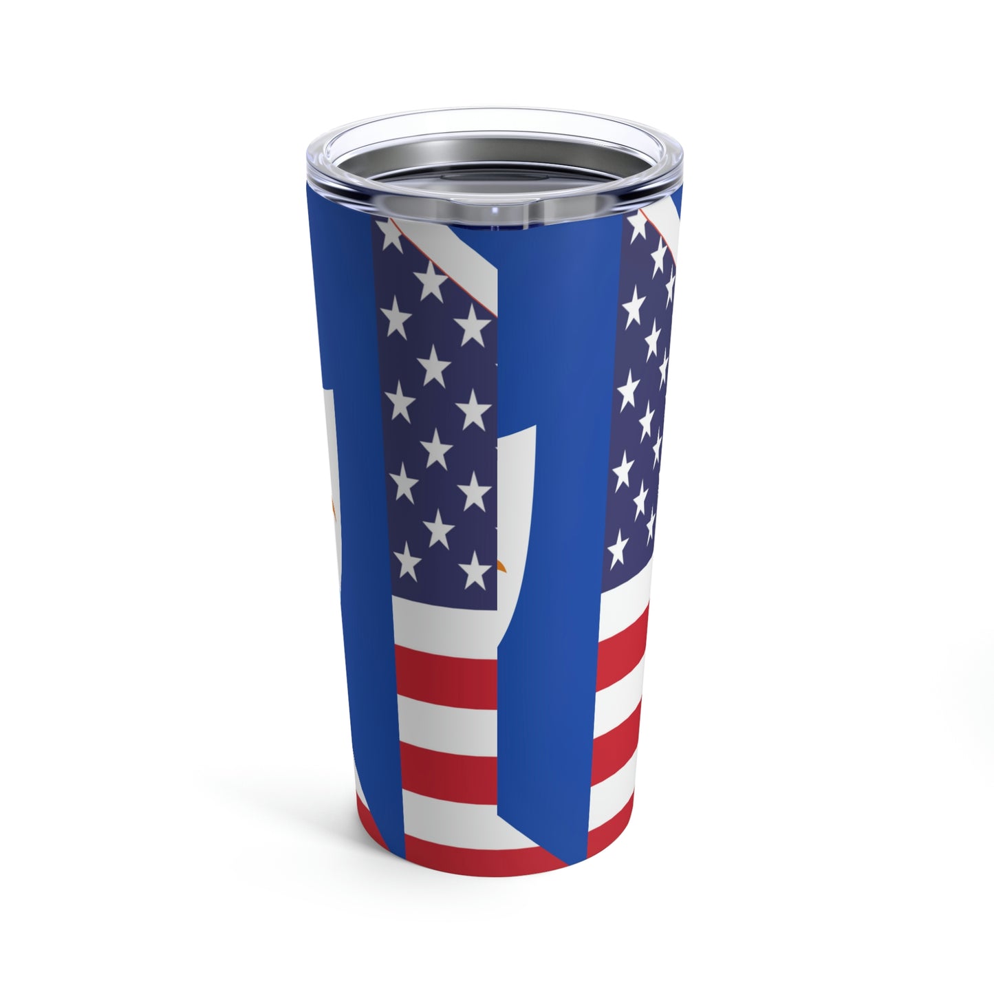 Anguillan American Flag Anguilla USA Tumbler 20oz