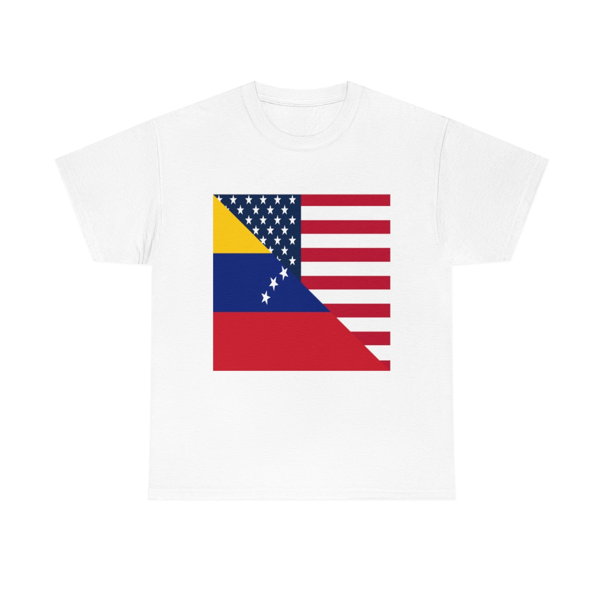 Venezuela American Flag Half Venezuelan USA T-Shirt | Unisex Tee Shirt