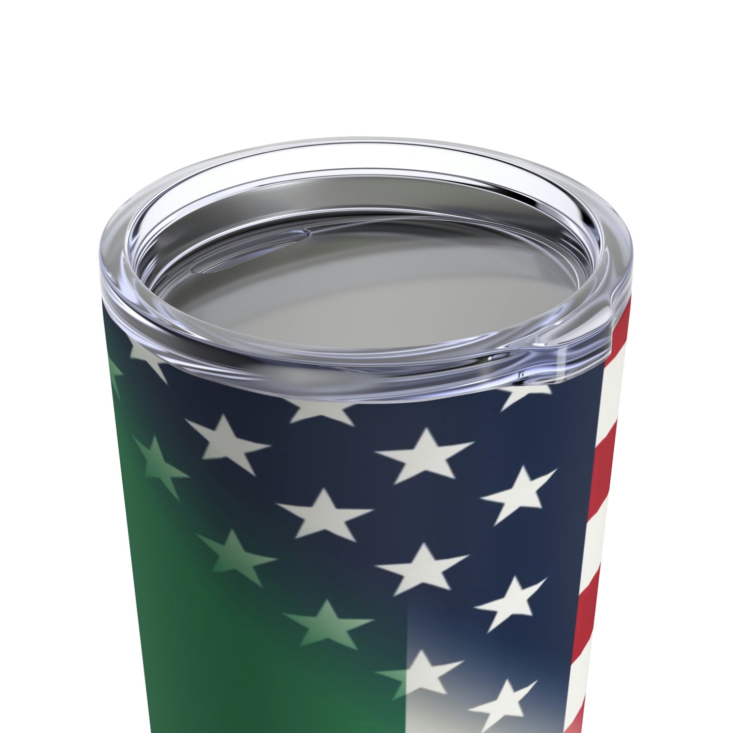 Nigeria America Flag | United States Half Nigerian Tumbler 20oz